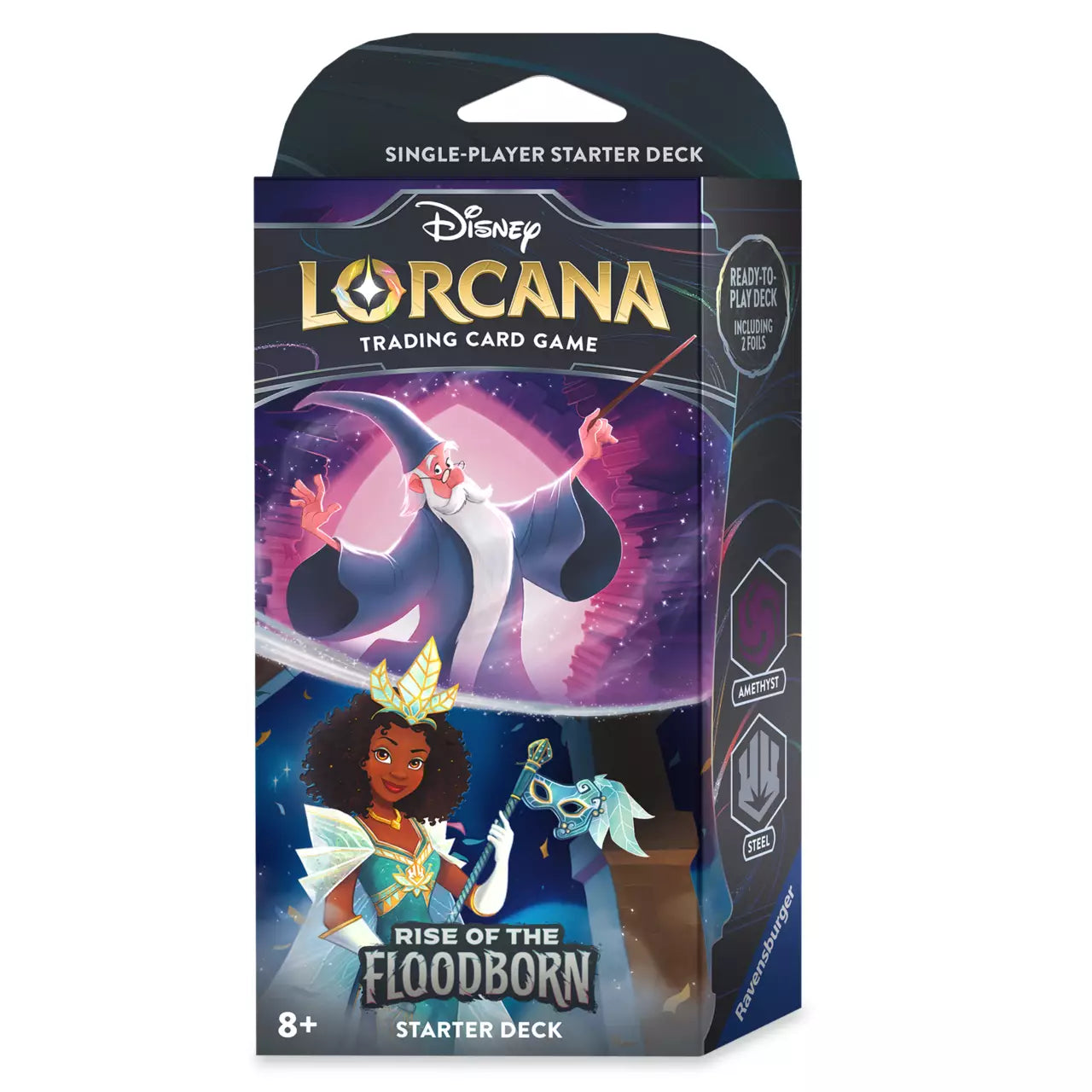 Disney Lorcana TCG - Set 2: Rise of the Floodborn - Merlin and Tiana Starter Deck