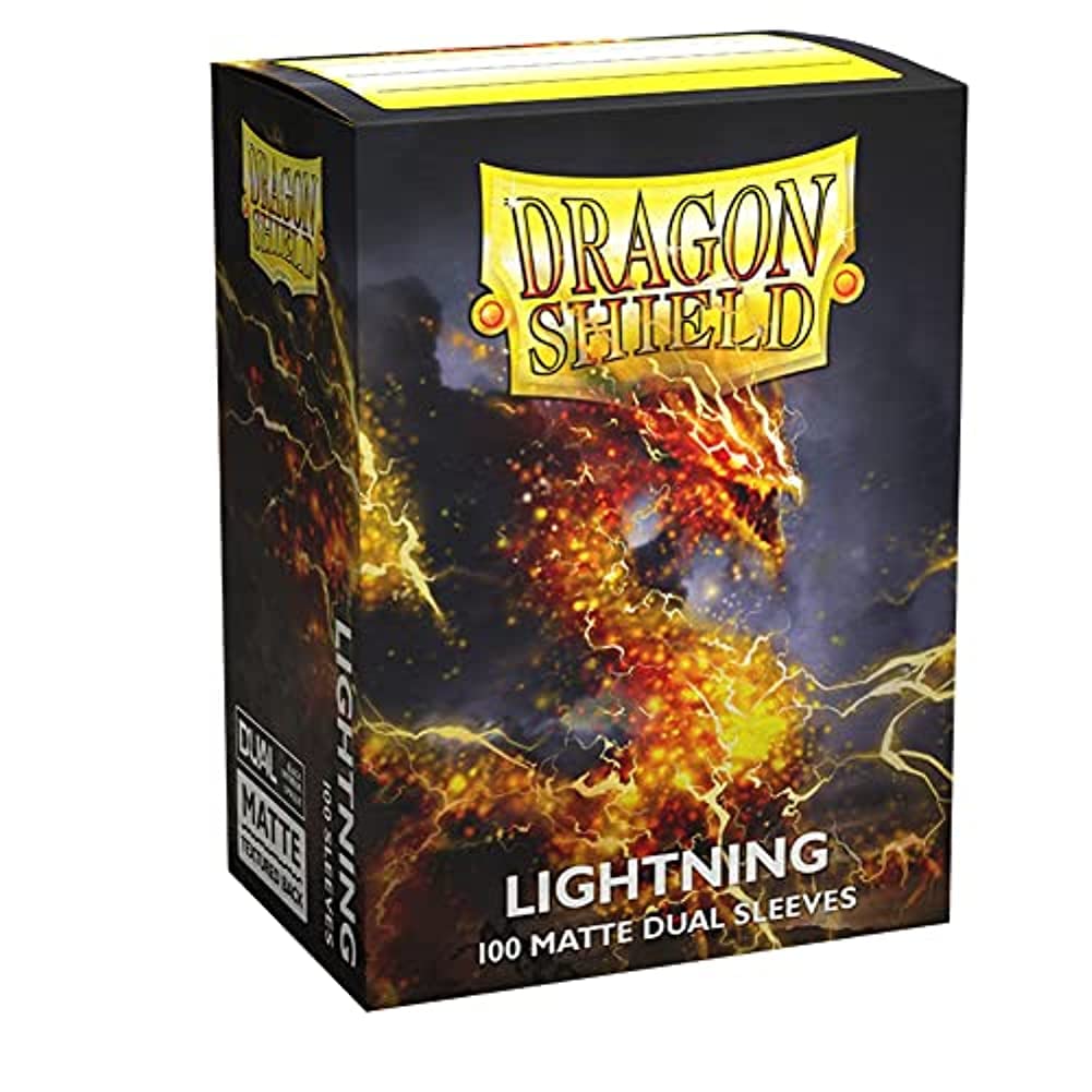 Dragon Shield - Standard 'Lightning' DUAL Matte Sleeves 100 pack