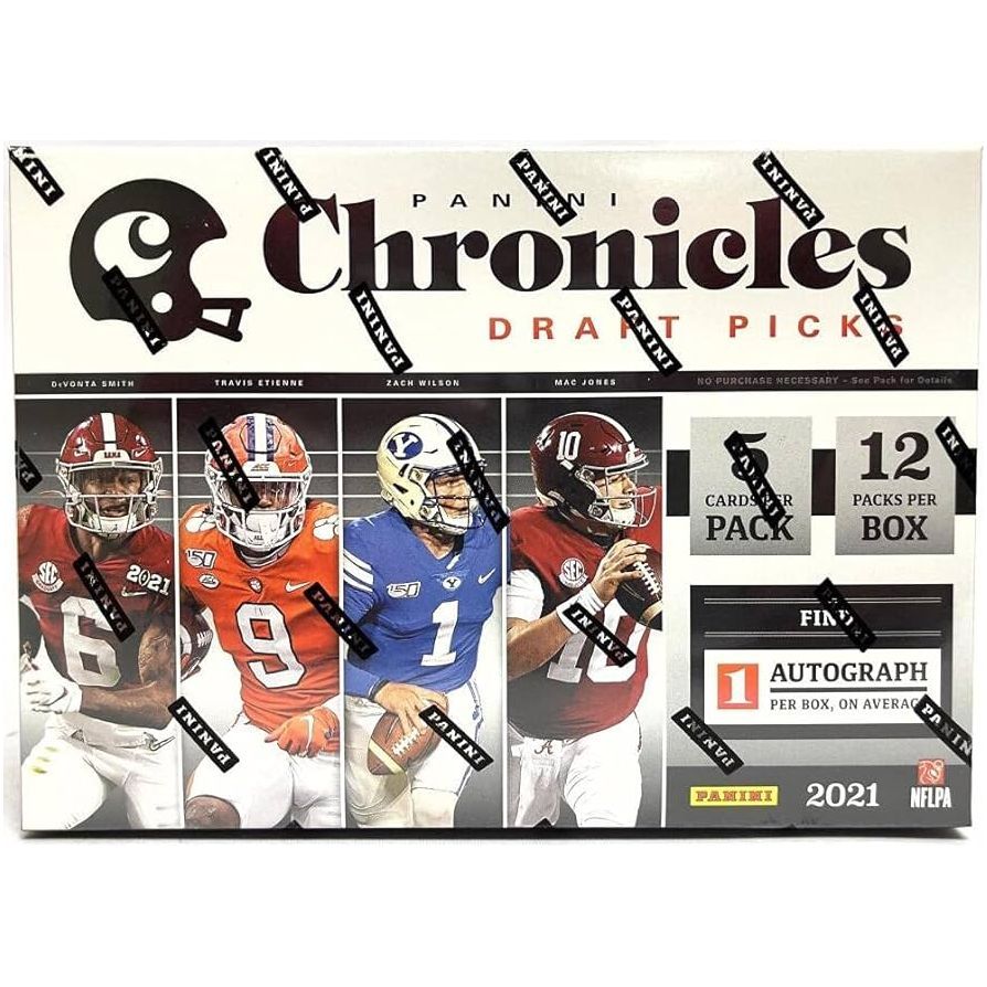 2021 Chronicles Draft Pick College Football Mega Box (Green Parallels)