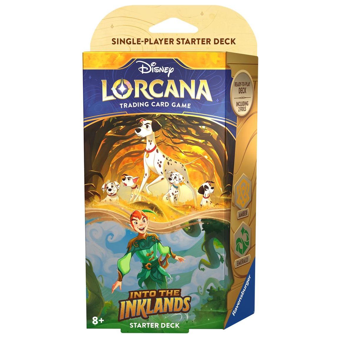 Disney Lorcana TCG - Set 3: Into The Inklands - Amber and Emerald Starter Deck