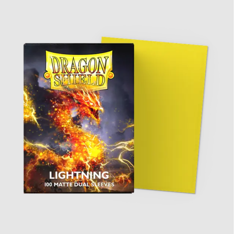 Dragon Shield - Standard 'Lightning' DUAL Matte Sleeves 100 pack