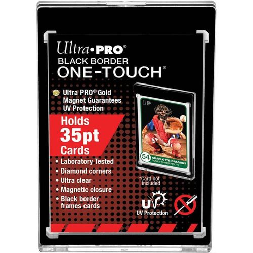 UTLRA PRO ONE TOUCH - 35PT BLACK BORDER w/Magnetic Closure - PokéBox Australia