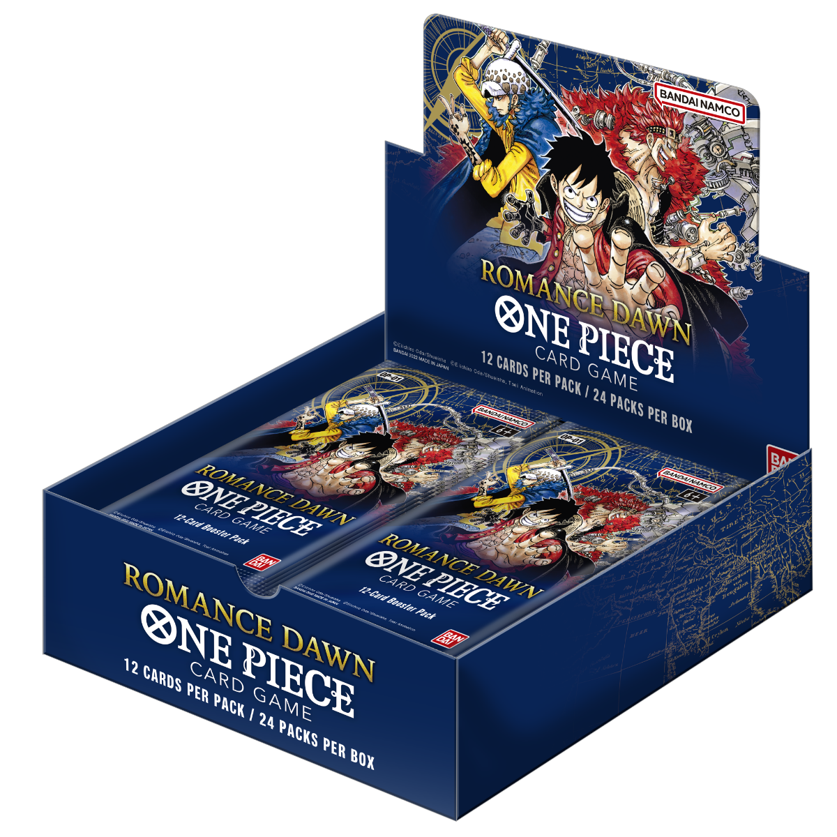 One Piece Card Game - Romance Dawn OP-01 Booster Box Sealed Case (12 Boxes) - PokéBox Australia