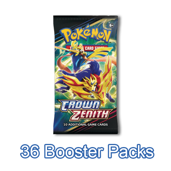 POKÉMON TCG Crown Zenith - Booster Pack Bundle x36 - PokéBox Australia