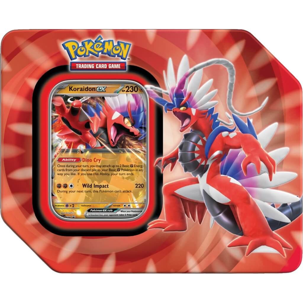 POKÉMON TCG Paldea Legends Tin (Assorted) - PokéBox Australia