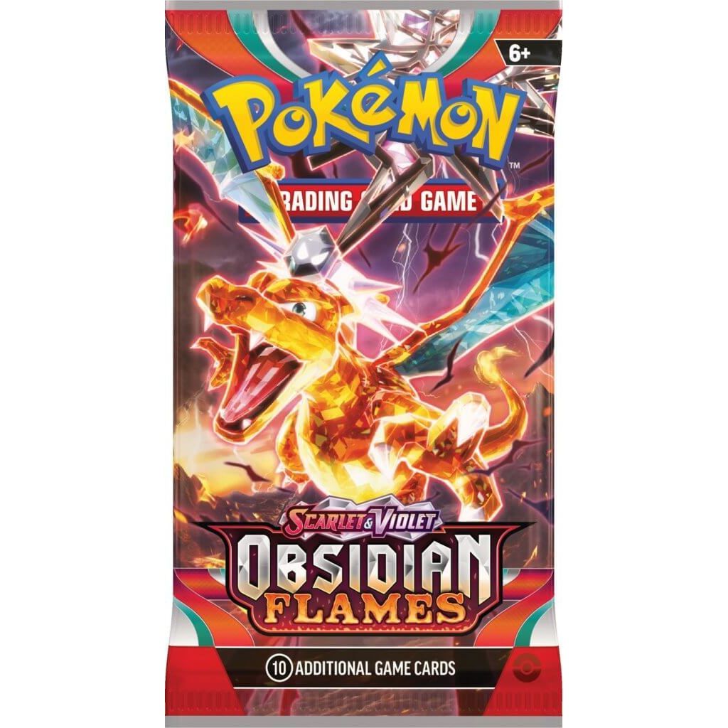 POKÉMON TCG Scarlet & Violet 3 Obsidian Flames Booster Pack - PokéBox Australia