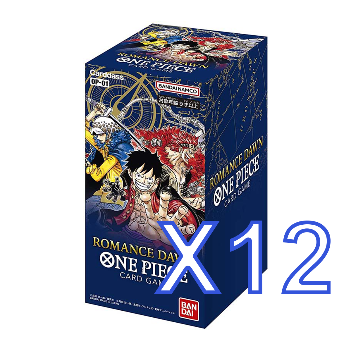 One Piece Card Game - Romance Dawn OP-01 12x Booster Box (Sealed Case) JAPAN OFFICIAL - PokéBox Australia